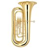 YAMAHA YBB- 201 B-TUBA PLACCATO ORO + CUSTODIA  E BOCCAGLIO