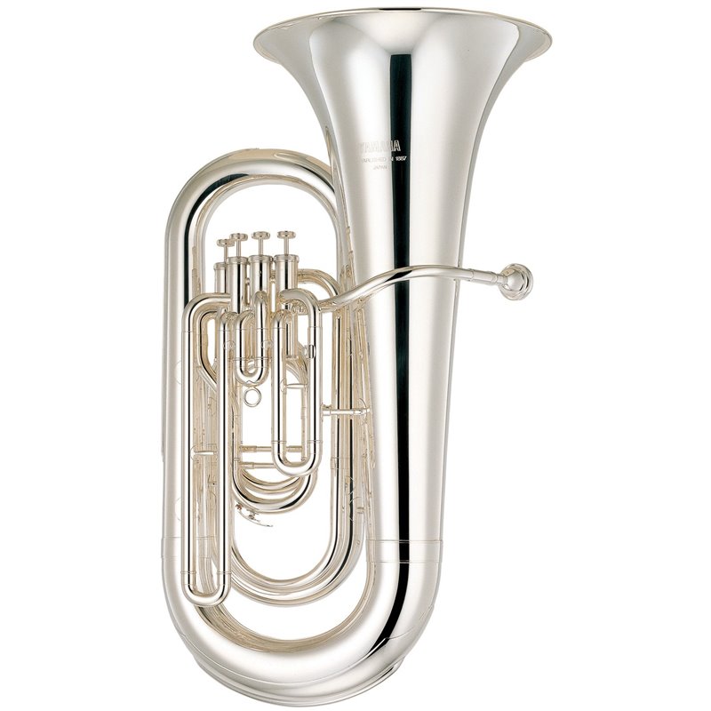 YAMAHA YEB-321 S SILVER TUBA IN EB PLACCATO ARGENTO + CUSTODIA  E BOCCAGLIO