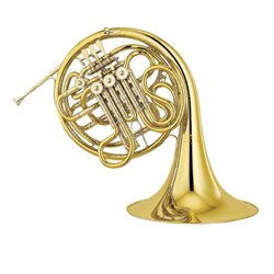 YAMAHA YHR-668 II CORNO FRANCESE DOPPIO F/Bb IN OTTONE GIALLO DORATO
