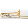 YAMAHA YBL-822G XENO BASS TROMBONE TONO Bb,F,D PLACCATO ORO IN OTTONE + ASTUCCIO E BOCCHINO