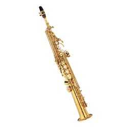 YAMAHA YSS-875 EXHG SASSOFONO SOPRANO LACCATO IN ORO + CUSTODIA E BOCCAGLIO
