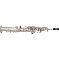 YAMAHA YSS-875 EXS SASSOFONO SOPRANO LACCATO IN ARGENTO + CUSTODIA E BOCCAGLIO