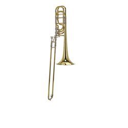 YAMAHA YBL-830 XENO BASS TROMBONE TONO Bb,F,D,Gb LACCATO ORO IN OTTONE + CUSTODIA E BOCCAGLIO