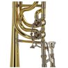 YAMAHA YBL-830 XENO BASS TROMBONE TONO Bb,F,D,Gb LACCATO ORO IN OTTONE + CUSTODIA E BOCCAGLIO