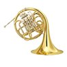 YAMAHA YHR-567GDB CORNO DOPPIO FRANCESE TONO CHIAVE F,Bb LACCATO ORO IN OTTONE + ASTUCCIO E BOCCAGLIO 32C4