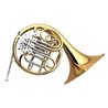 YAMAHA YHR-567GDB CORNO DOPPIO FRANCESE TONO CHIAVE F,Bb LACCATO ORO IN OTTONE + ASTUCCIO E BOCCAGLIO 32C4