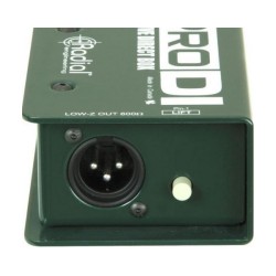 RADIAL PRODI DIRECT BOX PASSIVA PRO DI BOX SINGOLA MONO TRASFORMATORE 140 KOHM PER CHITARRA BASSO TASTIERA