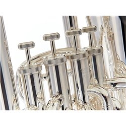 YAMAHA YEP-321 S SILVER EUFONIO IN CHIAVE B PLACCATO IN ARGENTO IN OTTONE + CUSTODIA E ACCESSORI