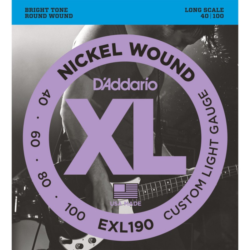 D' ADDARIO EXL190 CORDE BASSO EL 040-100