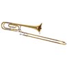 YAMAHA YSL-640 TROMBONE TENORE IN Bb / F LACCATO ORO IN OTTONE + CUSTODIA  E BOCCAGLIO