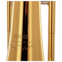 YAMAHA YSL-640 TROMBONE TENORE IN Bb / F LACCATO ORO IN OTTONE + CUSTODIA  E BOCCAGLIO