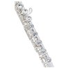 YAMAHA YFL-412 FLAUTO TRAVERSO CON PIEDE A C PLACCATO IN ARGENTO + CUSTODIA E ACCESSORI