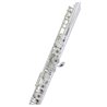 YAMAHA YFL-472 FLAUTO TRAVERSO CHIAVE AD ANELLO PLACCATO IN ARGENTO + CUSTODIA E ACCESSORI