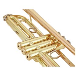 YAMAHA YTR-6345 G GOLD TROMBA IN SIB LACCATA ORO IN OTTONE DORATO + CUSTODIA E BOCCHINO