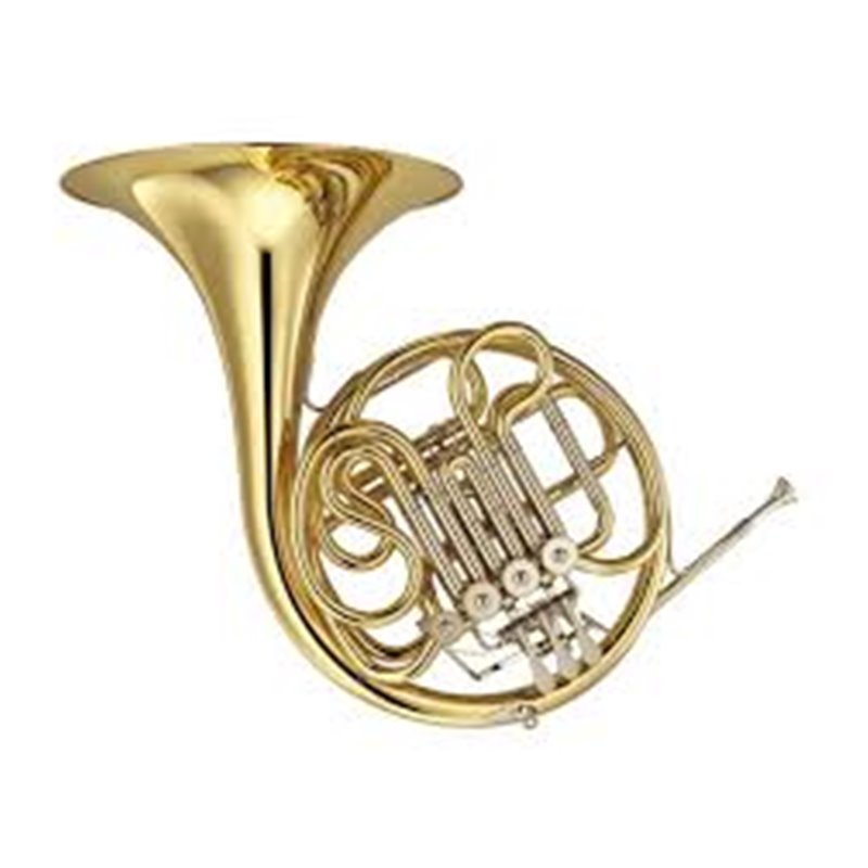 YAMAHA YHR314 II F CORNO FRANCESE LACCATO ORO IN OTTONE + BOCCAGLIO E CUSTODIA