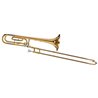 YAMAHA YSL-448 GE II TROMBONE TENERO IN Bb / F LACCATO TRASPARENTE IN OTTONE DORATO + CUSTODIA E BOCCHINO