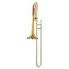YAMAHA YSL-448 GE II TROMBONE TENERO IN Bb / F LACCATO TRASPARENTE IN OTTONE DORATO + CUSTODIA E BOCCHINO