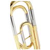 YAMAHA YSL-448 GE II TROMBONE TENERO IN Bb / F LACCATO TRASPARENTE IN OTTONE DORATO + CUSTODIA E BOCCHINO