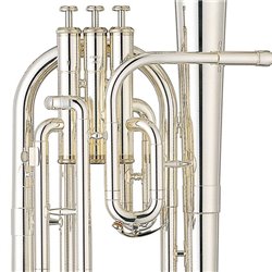 YAMAHA YAH-203 S SILVER FLICORNO CONTRALTO IN SIB ALTO PLACCATA ARGENTO + CUSTODIA E BOCCAGLIO
