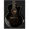 YAMAHA CPX1200II TBL TRANSLUCENT BLACK CHITARRA ELETTROACUSTICA CUTAWAY COLORE NERO LUCIDO 