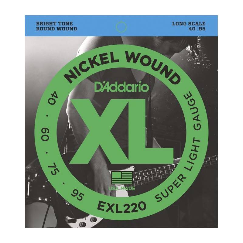 D' ADDARIO EXL220 CORDE PER BASSO 40-95