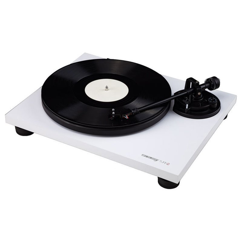 RELOOP HIFI TURN 2 WHITE GIRADISCHI PROFESSIONALE CON TRAZIONE A CINGHIA BIANCO