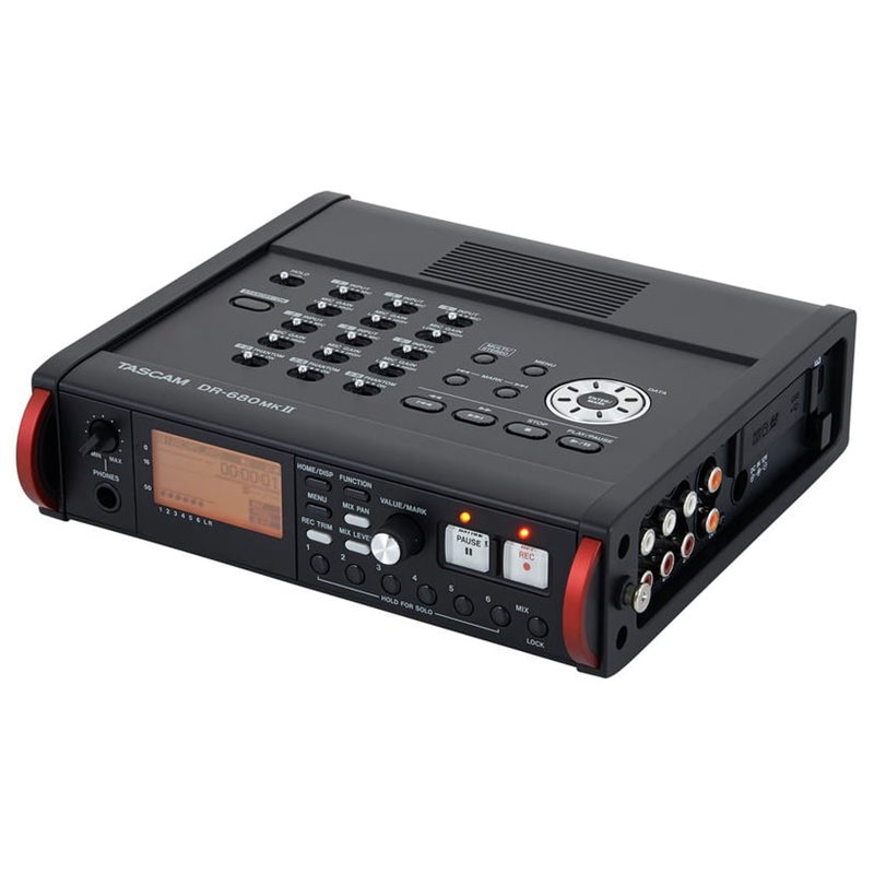 TASCAM DR680 MKII V2 REGISTRATORE MULTITRACCIA PORTATILE - 8 TRACCE 96kHz / 24Bit