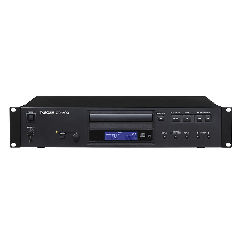 TASCAM CD200 LETTORE CD/MP3 MONTABILE A RACK 2U