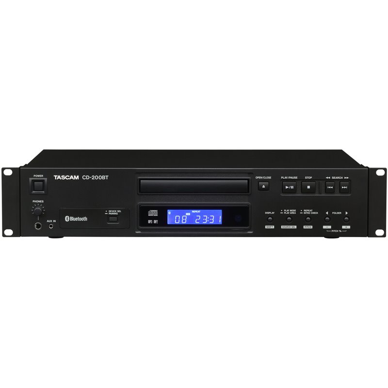 TASCAM CD200 BT LETTORE CD/MP3 CON RICEVITORE BLUETOOTH MONTABILE A RACK 2U