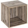ZOMO VS-BOX100 ZB BOX PORTA VINILI IN LEGNO FINITURA ZEBRANO
