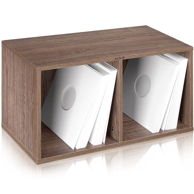 ZOMO VS-BOX200 WL BOX PORTA VINILI IN LEGNO FINITURA NOCE