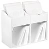 ZOMO VS-BOX200/2 BOX PORTA VINILI BIANCO