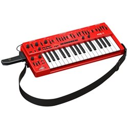 BEHRINGER MS-1 MKII RED SINTETIZZATORE ANALOGICO 32 TASTI SEMI-PESATI ARPEGGIATORE E SEQUENCER INCORPORATI