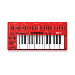 BEHRINGER MS-1 MKII RED SINTETIZZATORE ANALOGICO 32 TASTI SEMI-PESATI ARPEGGIATORE E SEQUENCER INCORPORATI