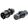 PROLUNGA CORRENTE 5 METRI CEE 32A 1PH+N+E IP44 3POLI 230V 7000W CAVO NEOPRENE/H07RN-F 3X6MM2 SPINA-PRESA MASCHIO-FEMMINA NERE