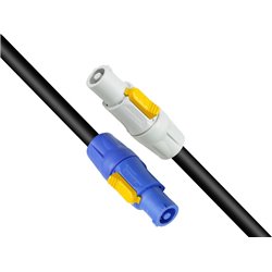 CAVO ALIMENTAZIONE RETE 5 MT NEUTRIK POWERCON 16A DA NAC3FCA A NAC3FCB POWER-LINK-CORD ISOLAMENTO NEOPRENE H07RN-F 3X2.5MM2