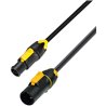 CAVO ALIMENTAZIONE RETE 1 MT NEUTRIK POWERCON TRUE-1 20A DA NAC3FX-W A NAC3MX-W POWER-LINK-CORD ISOLAMENTO NEOPRENE H07RN-F 3X2.