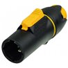 CAVO ALIMENTAZIONE RETE 1 MT NEUTRIK POWERCON TRUE-1 20A DA NAC3FX-W A NAC3MX-W POWER-LINK-CORD ISOLAMENTO NEOPRENE H07RN-F 3X2.