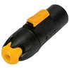 CAVO ALIMENTAZIONE RETE 1 MT NEUTRIK POWERCON TRUE-1 20A DA NAC3FX-W A NAC3MX-W POWER-LINK-CORD ISOLAMENTO NEOPRENE H07RN-F 3X2.