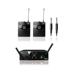 AKG WMS40MINI 2 INSTRUMENTAL SET DOPPIO RADIOMICROFONO PER STRUMENTI ISM2/3