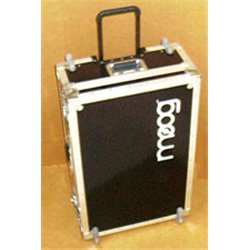 MOOG MUSIC IND. ALUMINUM REINFORCED ATA ROAD CASE PER VOYAGER CON LOGO
