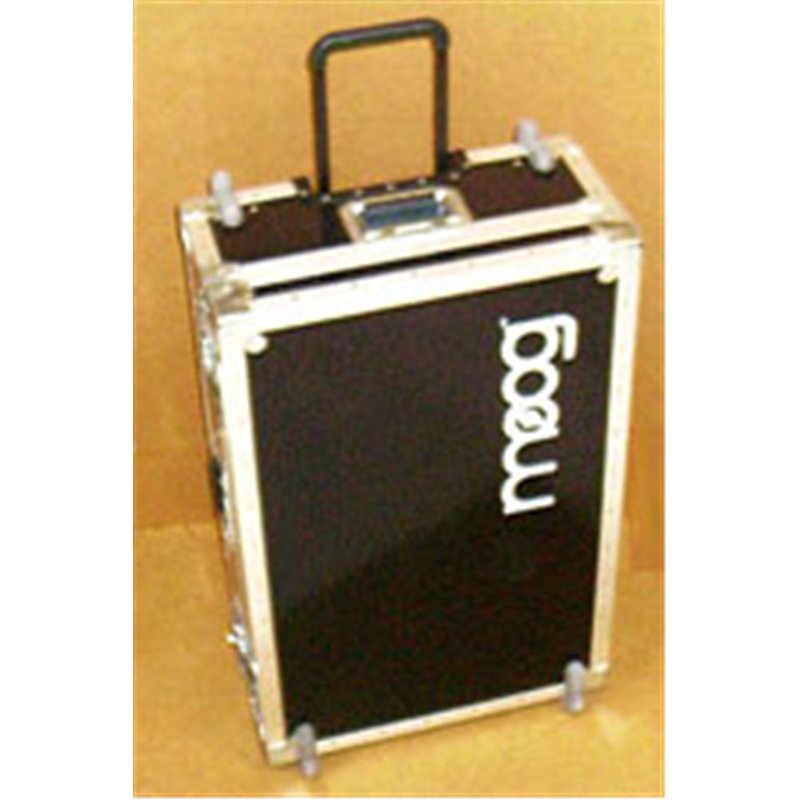 MOOG MUSIC IND. ALUMINUM REINFORCED ATA ROAD CASE PER VOYAGER CON LOGO