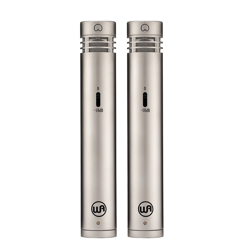 WARM AUDIO WA-84 NICKEL COPPIA STEREO DI MICROFONI A CONDENSATORE A DIAFRAMMA PICCOLO