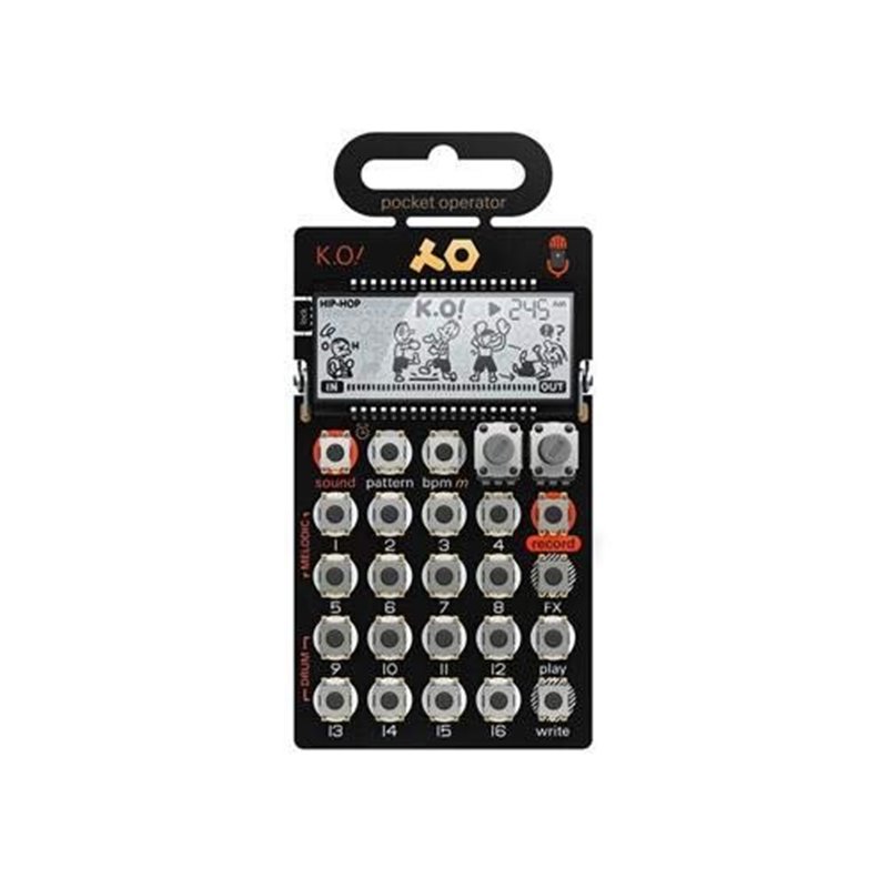 TEENAGE ENGINEERING PO-33 K.O! MICRO CAMPIONATORE CON MICROFONO INTEGRATO