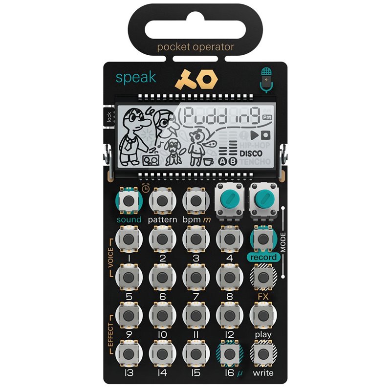 TEENAGE ENGINEERING PO-35 SPEAK CAMPIONATORE E PROCESSORE DI EFFETTI CON MICROFONO INTEGRATO