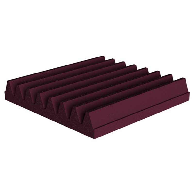 UNIVERSAL ACOUSTICS MERCURY WEDGE 300-50MM BURGUNDY ANNELLO PER ISOLAMENTO ACUSTICO 20 PEZZI