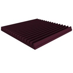 UNIVERSAL ACOUSTICS MERCURY WEDGE 600-50MM BURGUNDY PANNELLO PER ISOLAMENTO ACUSTICO 10 PEZZI