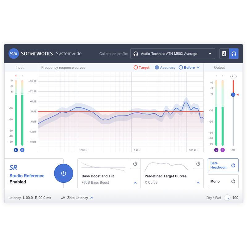 SONARWORKS REFERENCE 4 HEADPHONE EDITION - CODICE (DOWNLOAD) SOFTWARE DI CALIBRAZIONE PER CUFFIE