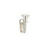 YAMAHA YBB105S TUBA IN SIB 3 PISTONI FORMATO 3/4 FINITURA ARGENTATA