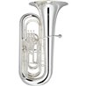 YAMAHA YBB-632S NEO BASSO TUBA IN SIb ARGENTATO 4 PISTONI CAMPANA 500MM SILVER PLATED